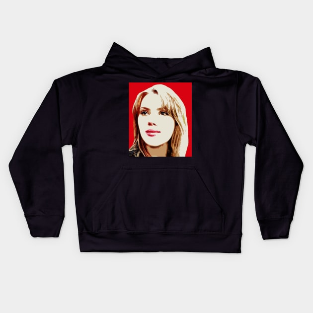 scarlett johansson Kids Hoodie by oryan80